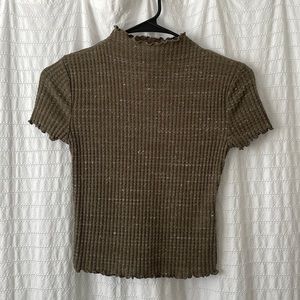 Forever 21 turtle neck crop top